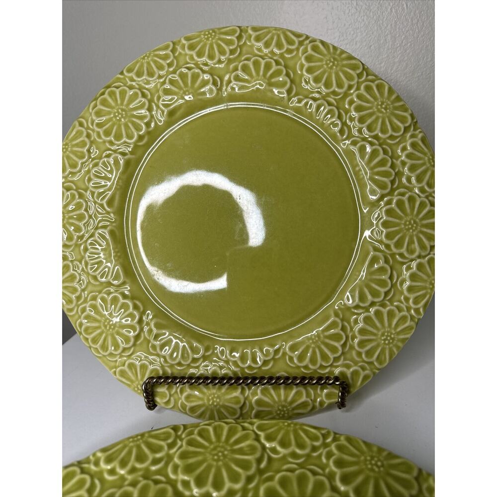 PIER 1 "AMADORA" 11” Set Of 4 Dinner Plates- EXCELLENT -